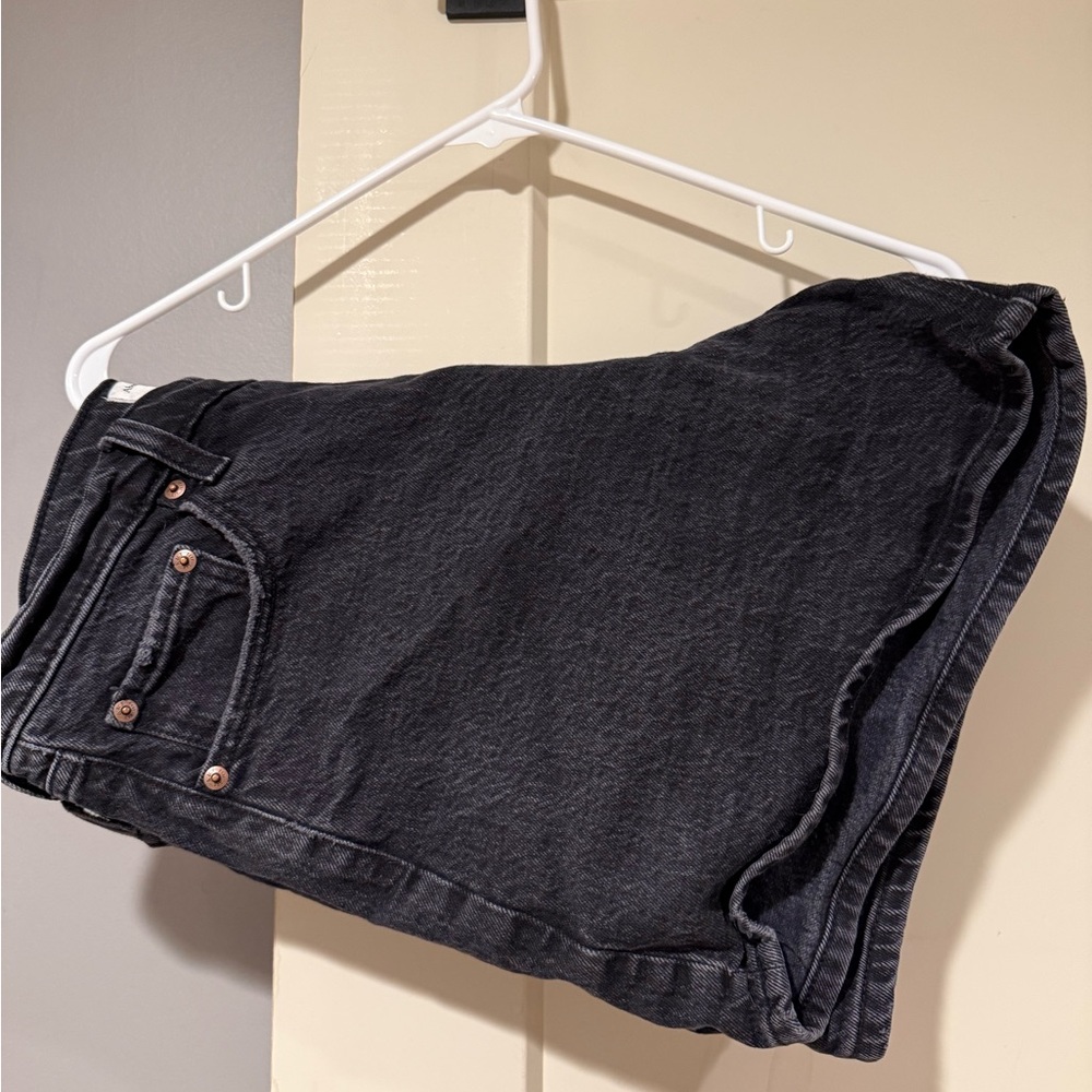 Abercrombie & Fitch Charcoal High-Rise Shorts